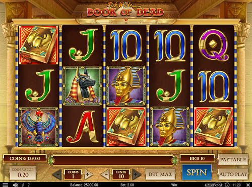 Spielen Sie Book of Dead im Online Casino